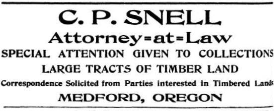 C. P. Snell ad, 1901 Polk's
