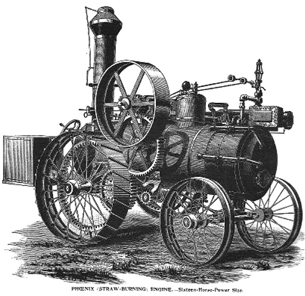 Aultman Phoenix engine from the 1893 catalog.