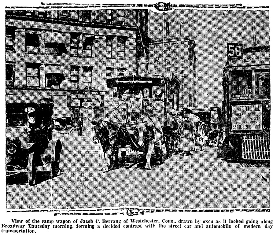 The Berrangs in Denver, October 19, 1922 Denver Post