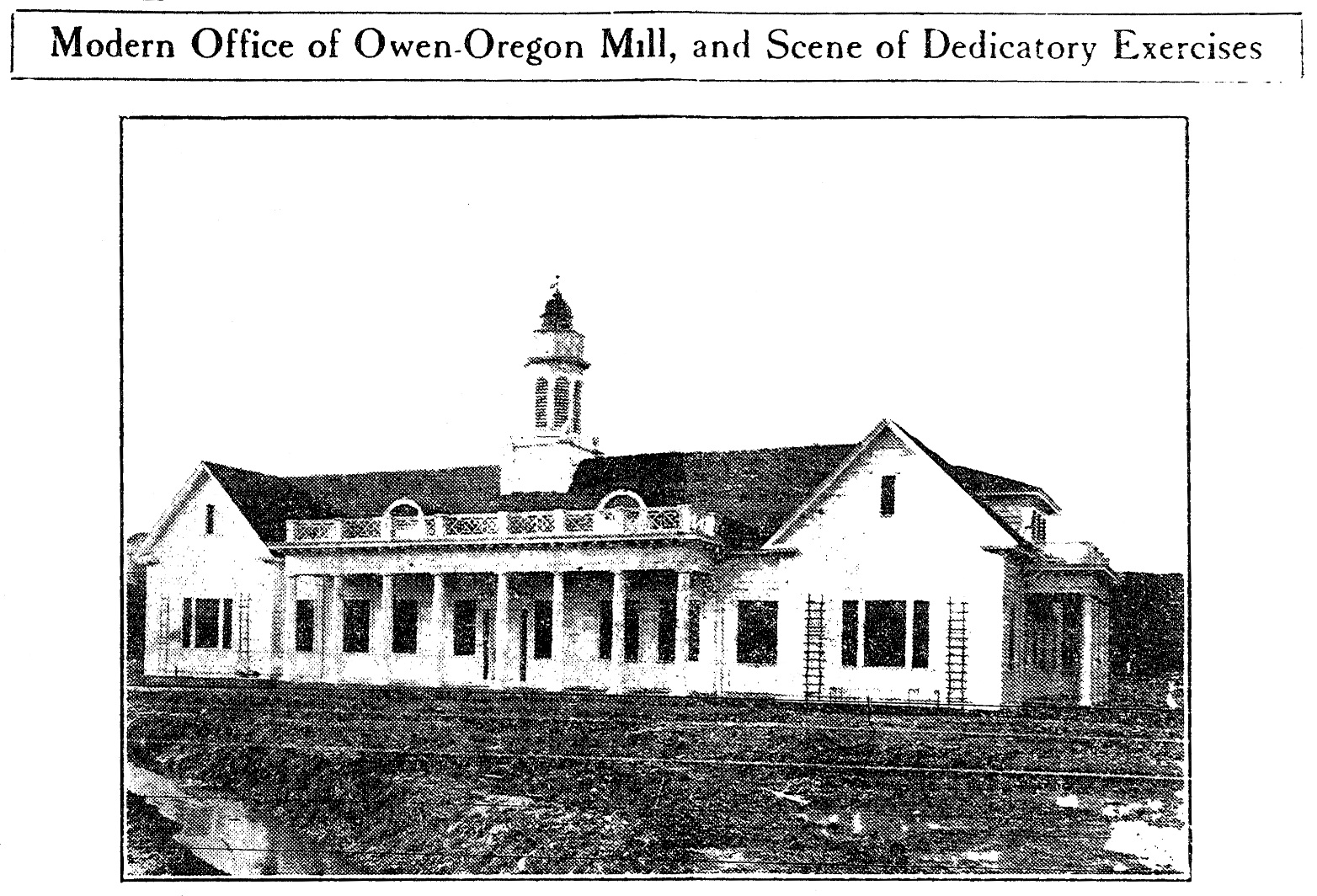 Owen-Oregon Headquarters, April 21, 1927 Medford Mail Tribune