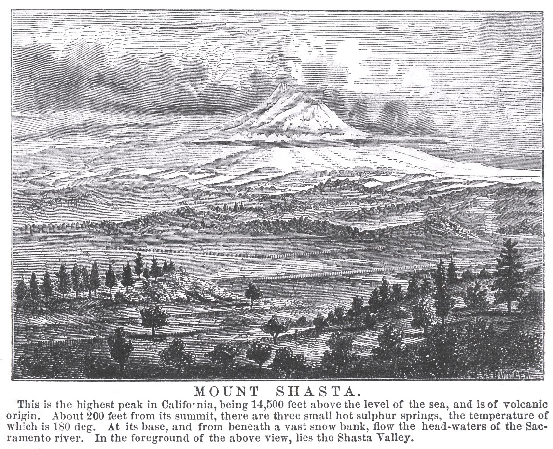 Mount Shasta 1855, James Mason Hutchings