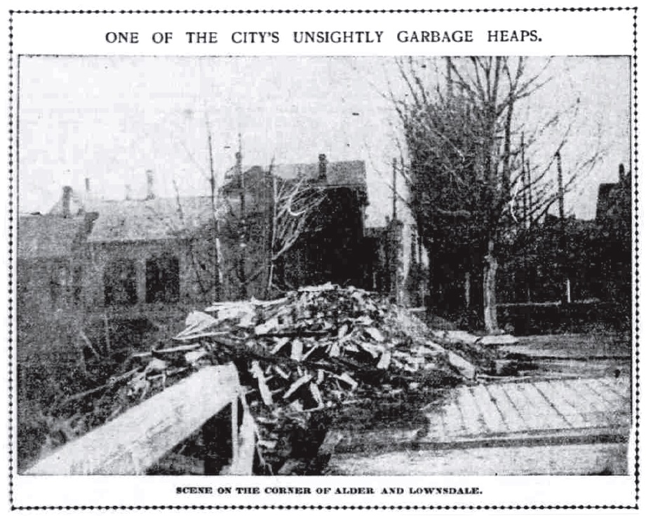 A Portland trash heap, February 28, 1902 Oregonian