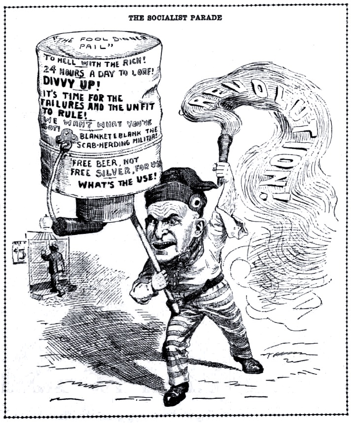 Socialists cartoon, September 16, 1908 Oregonian