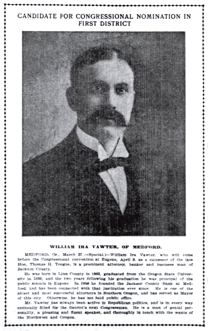 William I. Vawter, March 28, 1903 Oregonian