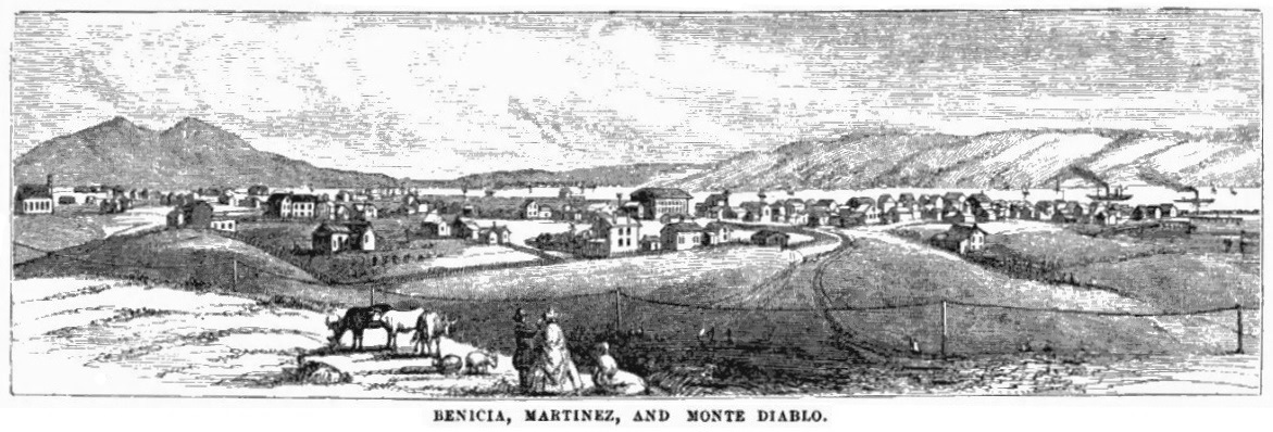 Bencia, California June 1859 Hutchings' Illustrated California Magazine