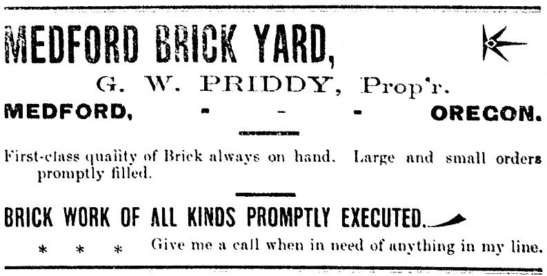 Medford Brick Yard, 12-28-1894 Medford Mail