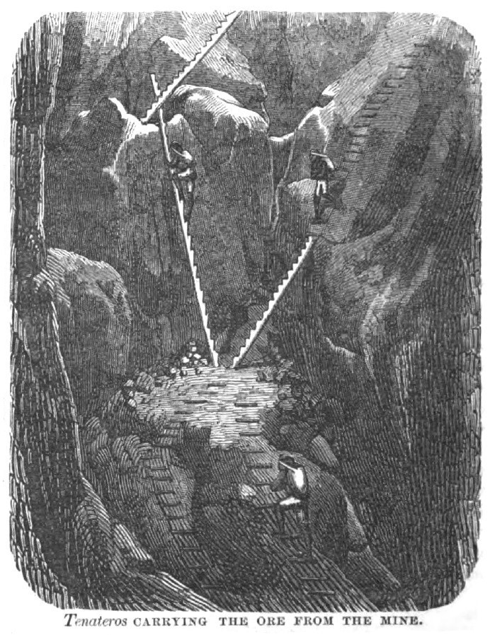 New Almaden Mine September 1856 Hutchings' Illustrated California Magazine