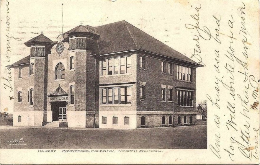 North School 1908Maypm front May Phipps