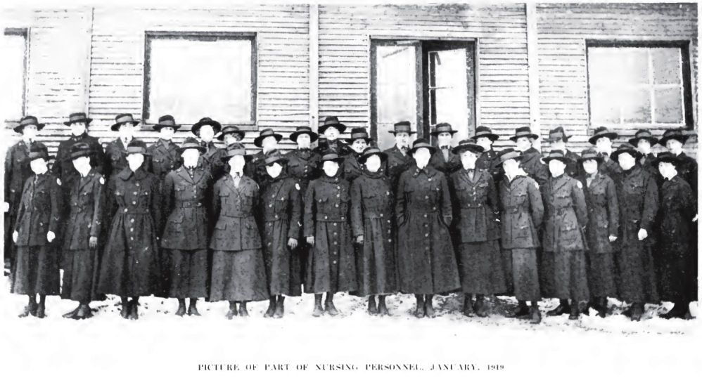 Staff of Base Hospital 46, June 1919