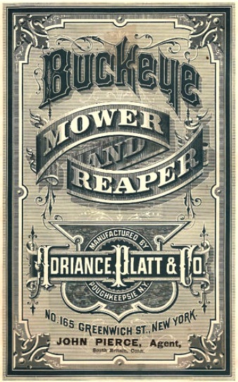 Buckeye Catalog Cover circa 1885