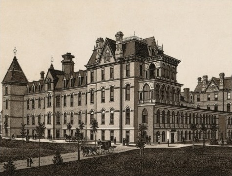 Cook County Hospital, circa 1880