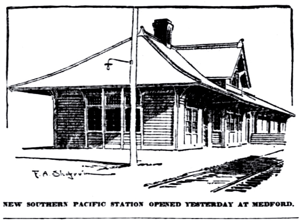 The new Southern Pacific depot, April 8, 1900 Oregonian