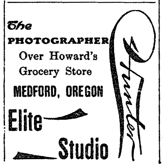 Elite Studio ad, May 24, 1901 Medford Mail