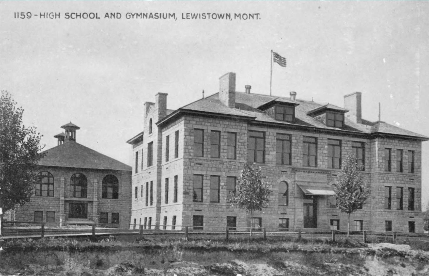 Fergus County High School and Gymnasium, 1899-1917