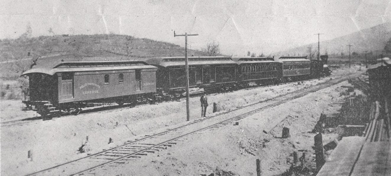 First passenger train 1884