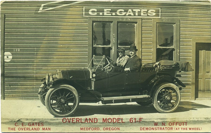 Pop Gates in 1912 Overland