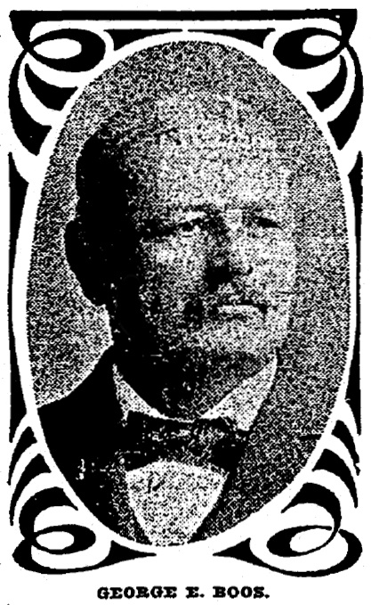 George E. Boos, October 2, 1907 Seattle Daily Times
