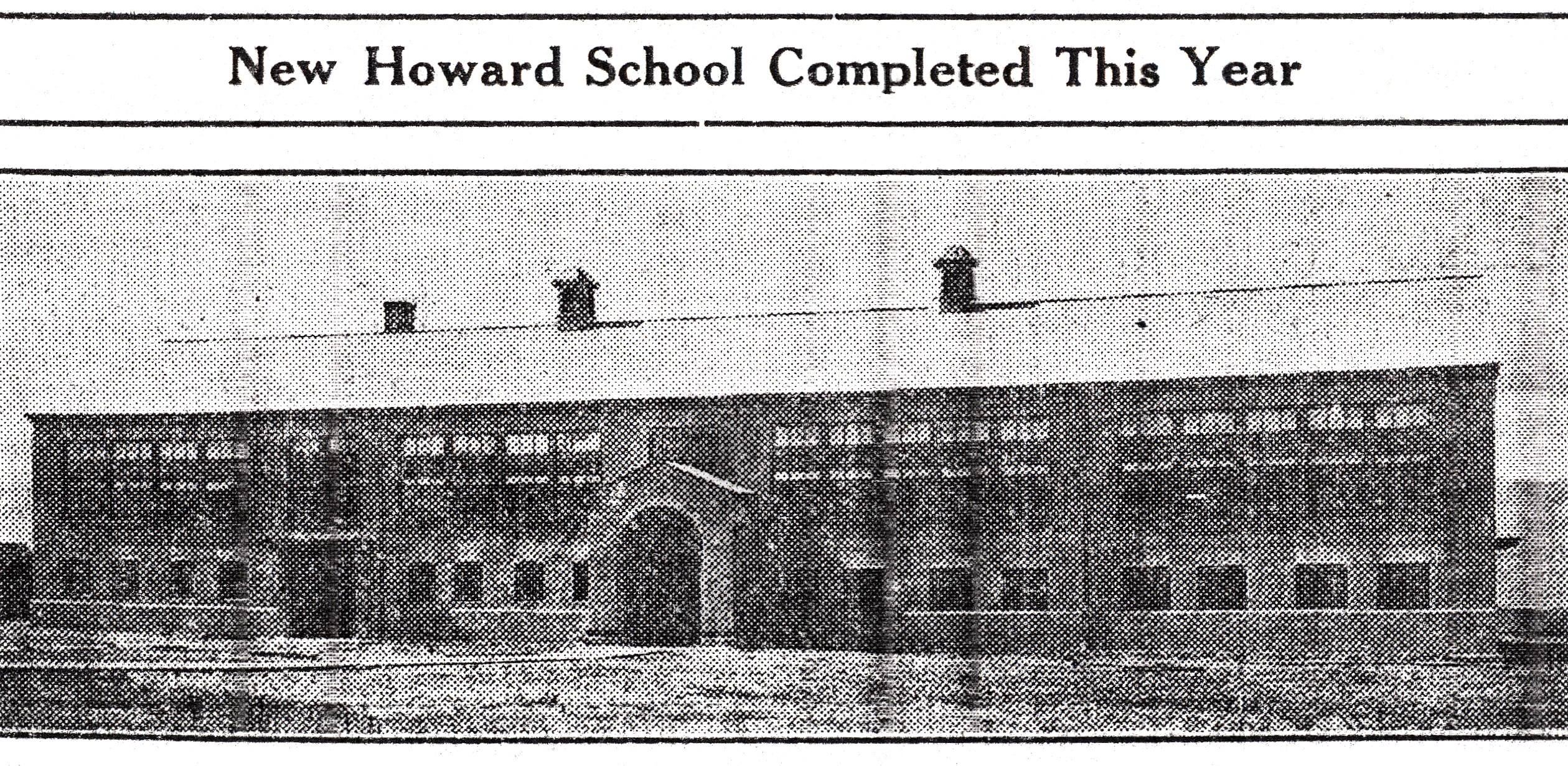Howard School, January 1, 1928 Medford Mail Tribune