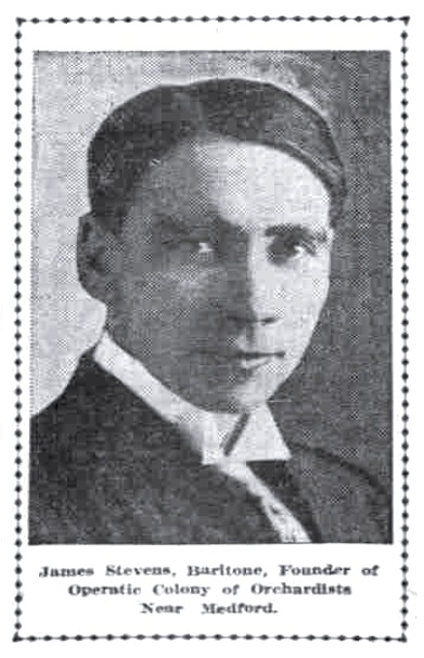 James Stevens, May 12, 1910 Oregonian