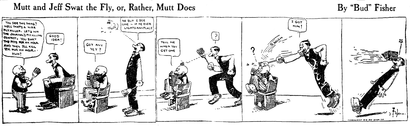 Mutt and Jeff, July 19, 1912 Medford Mail Tribune