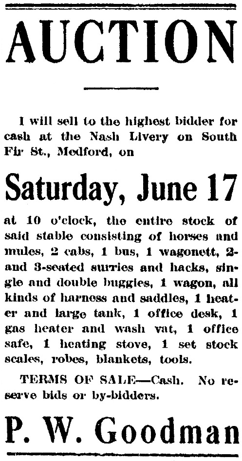 June 15, 1916 Medford Sun