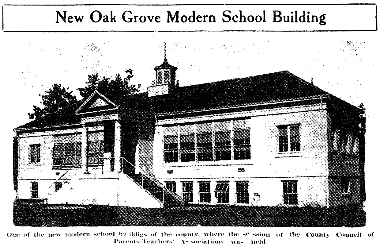 Oak Grove School, April 10, 1927 Medford Mail Tribune