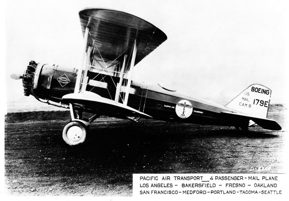 Pacific Air Transport plane, 1928