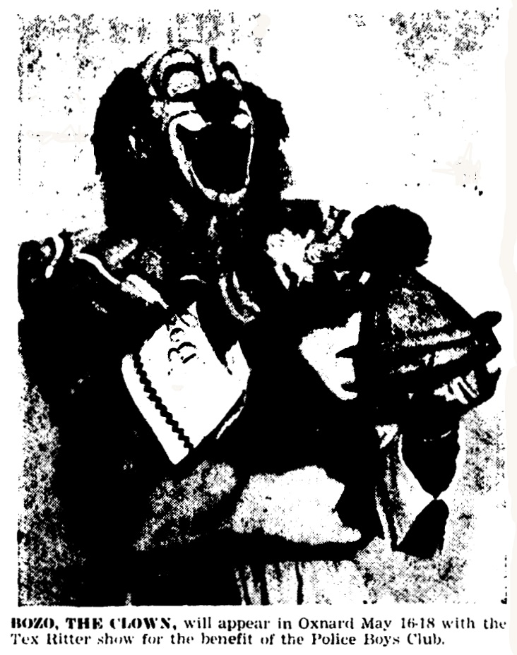Pinto Colvig, May 7, 1949 Oxnard Press Courier