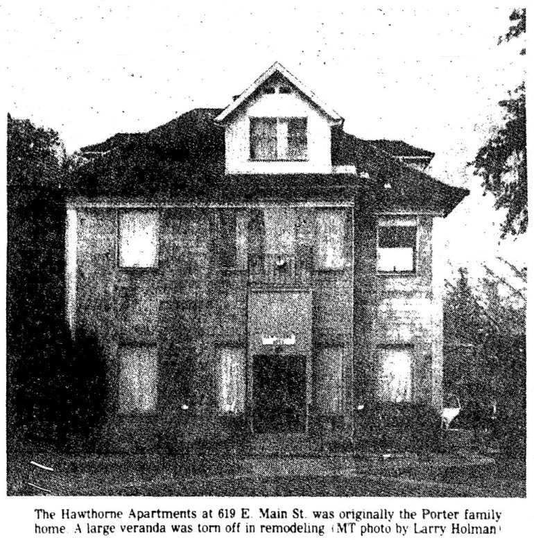 The Porter house, December 8, 1974 Medford Mail Tribune