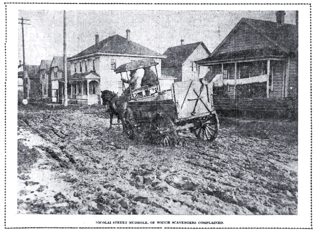 A Portland street, October 17, 1906 Morning Oregonian