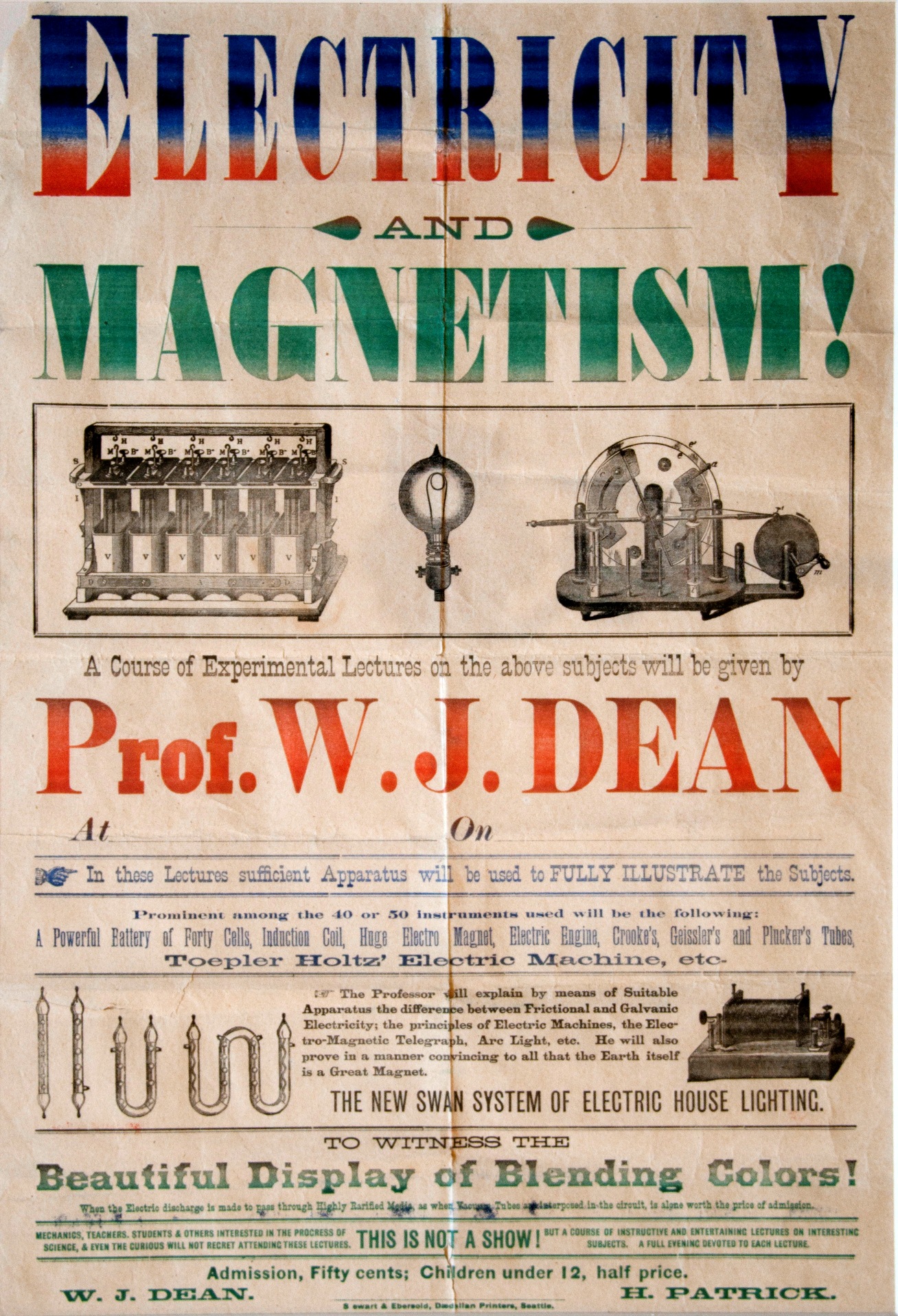 Dean Poster, circa 1881