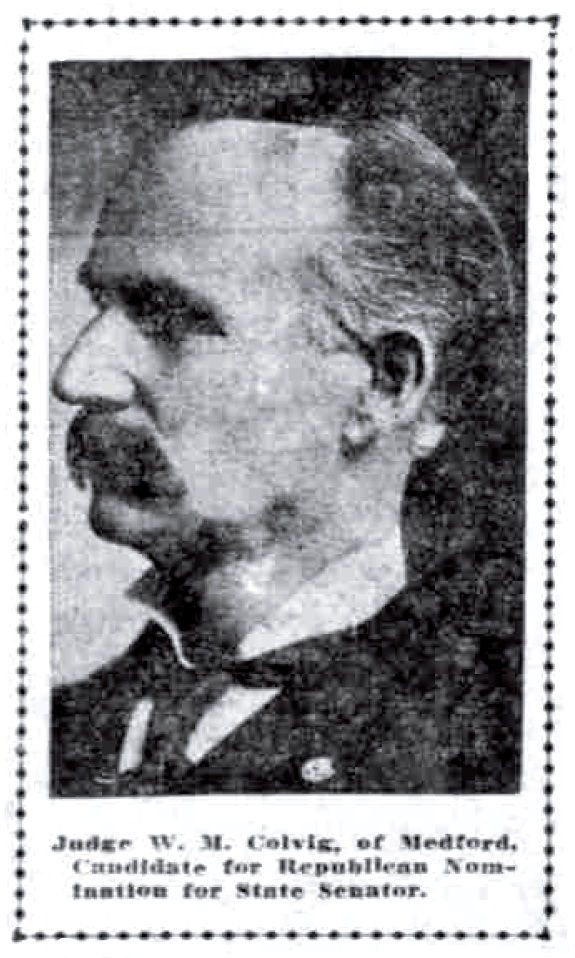 W. M. Colvig, September 9, 1910 Oregonian