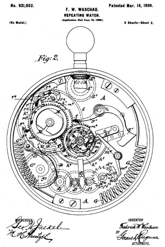 Fred Waschau patent