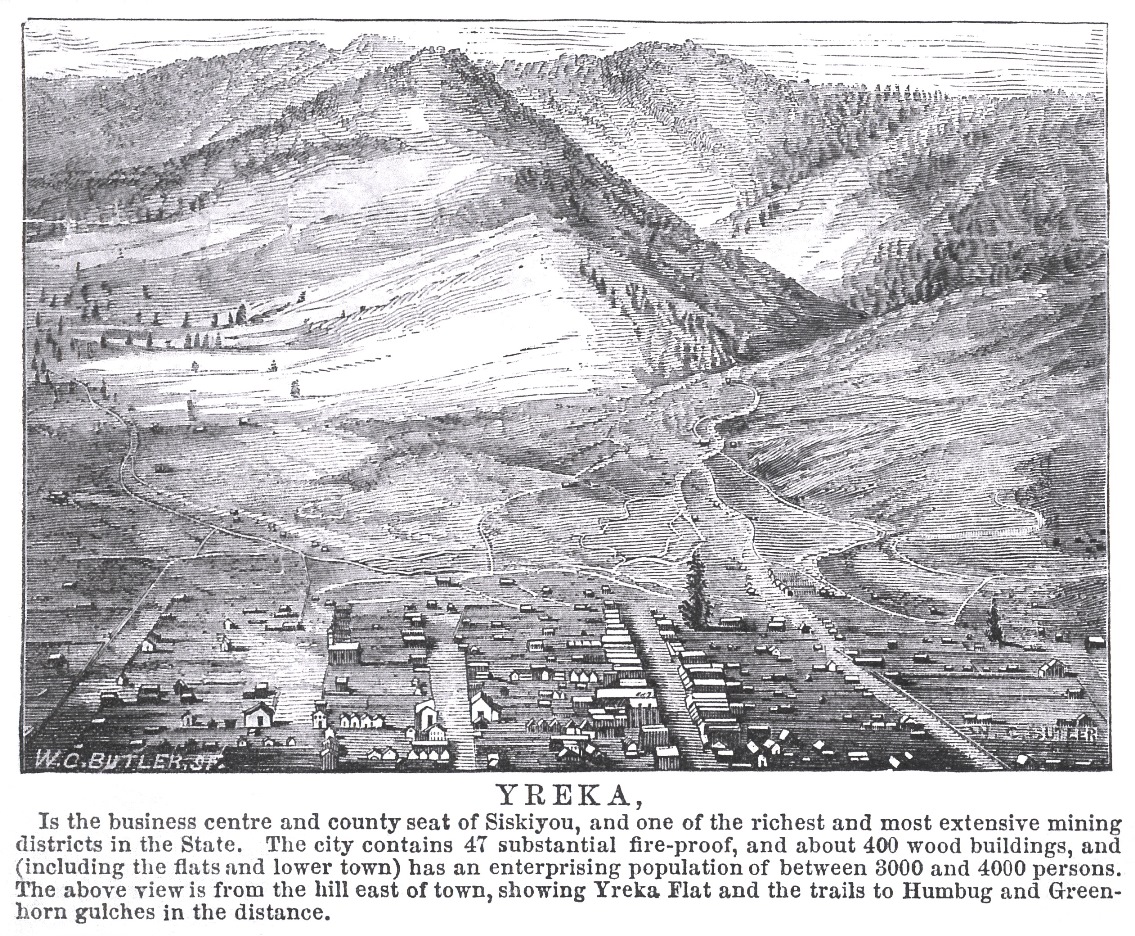 Yreka 1855, James Mason Hutchings