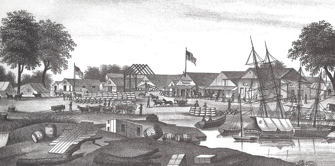 Stockton in 1849